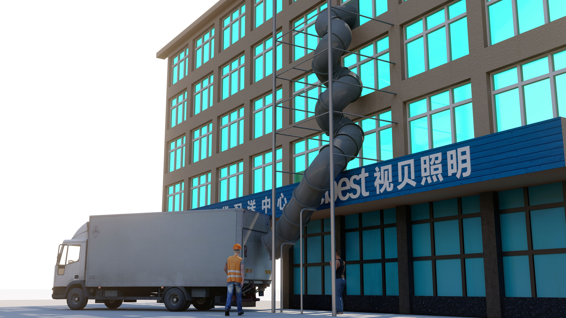 塑料滑桶