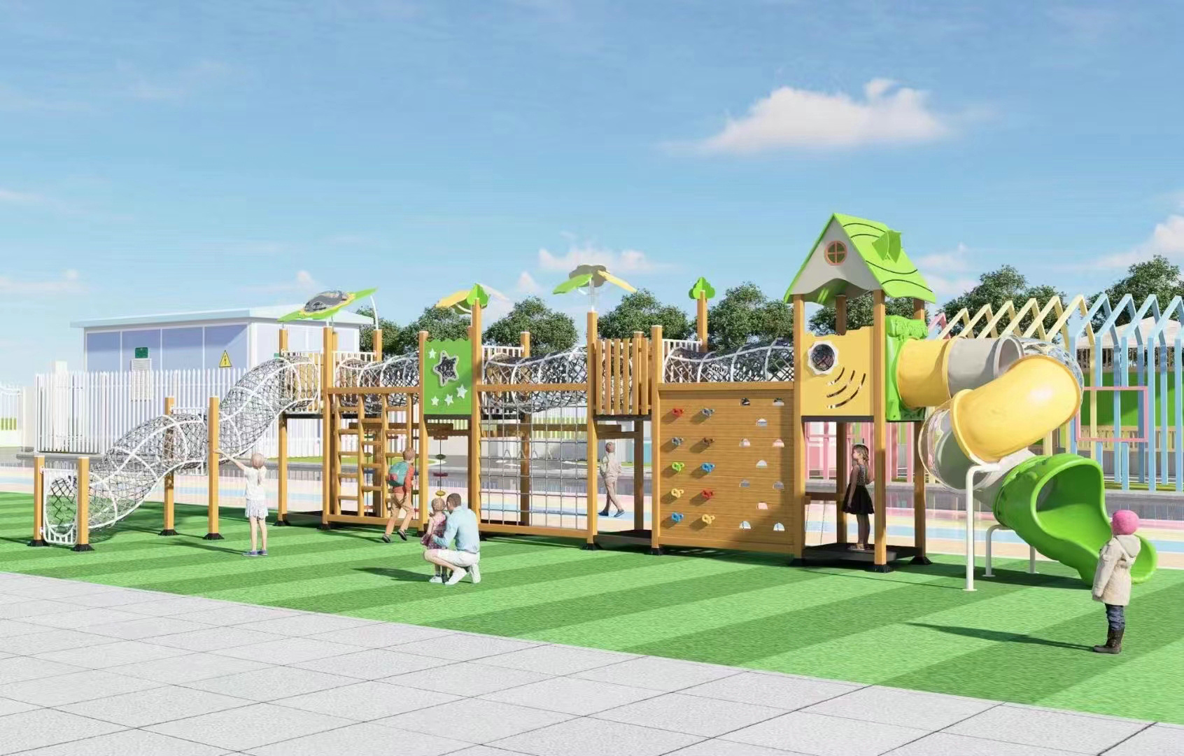 幼兒園戶外拓展009
