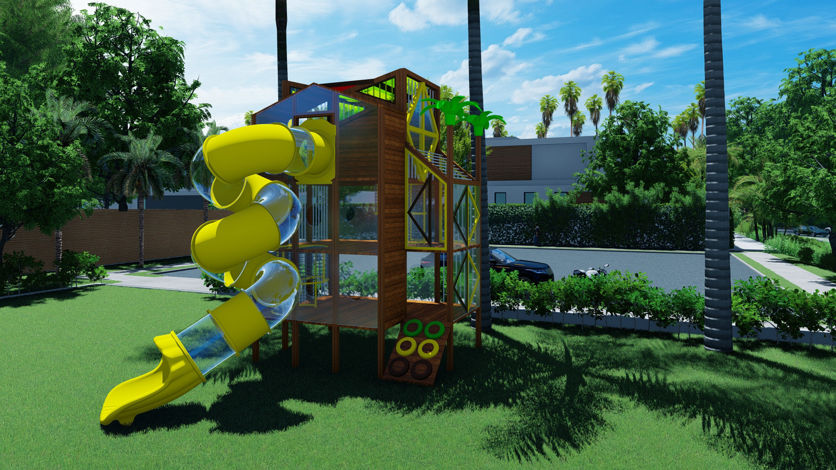幼兒園戶外拓展047